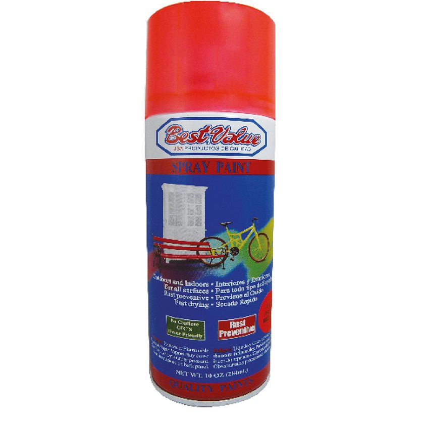 Spray Paint Fluorescent Red - 284 ml