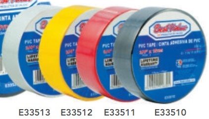 PVC/Electrical Tape - Red - 9m/10yds.