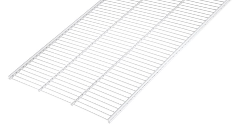 Wire Shelf Board - White - 80 x 41 cm