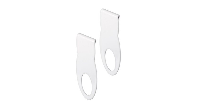 Wardrobe Rail Brackets - 2 Pcs