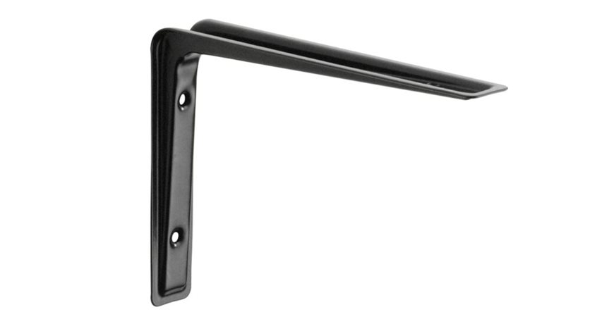 Regalraum Metal Shelf Brackets - Black