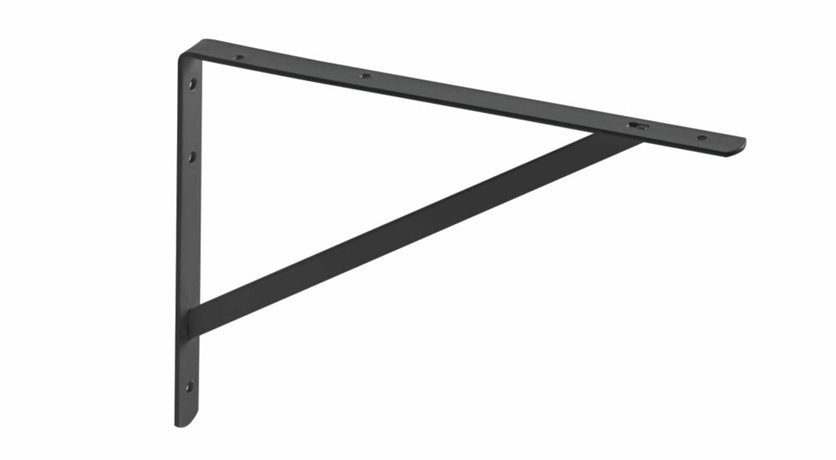 Heavy Duty Shelf Brackets - Black