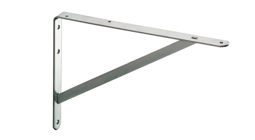 Heavy Duty Shelf Brackets - Galvanized 295x205mm