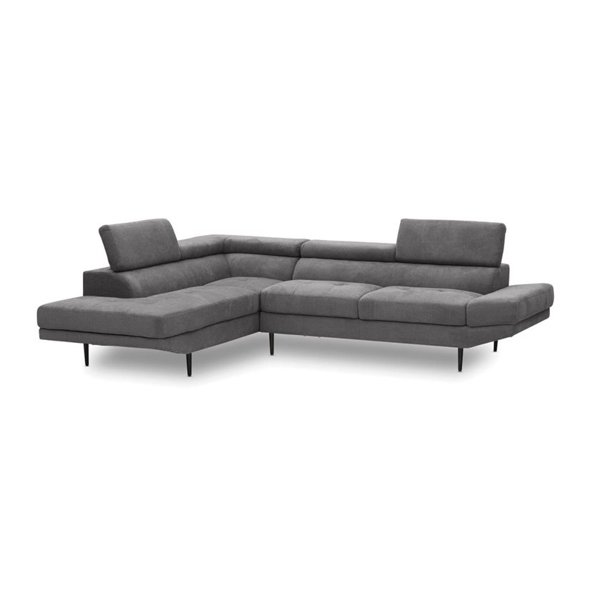 Ceres Left Facing Sectional - Harper Charcoal