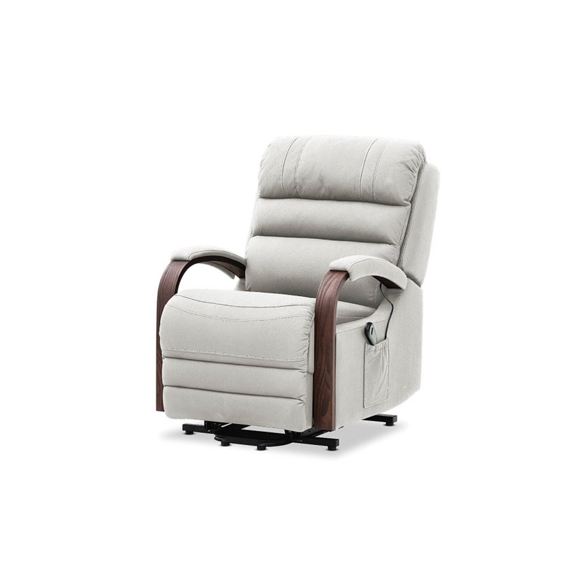 Ares Power Lift Recliner - Rawhide Light Grey