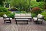 GreenPatio Sofa Set Aluminum Beige