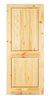 Knotty Pine Door, Colonial, 2 Panel, 83x211.5cm