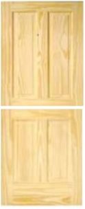 Knotty Pine Dutch Door Colonial 4 Panel 83x211.5cm.