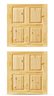 Knotty Pine Dutch Door, Colonial, 8 Panel, 83x211.5cm