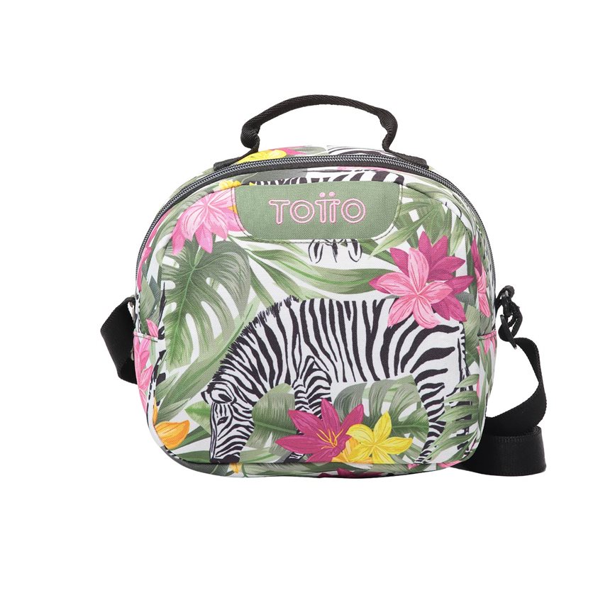 Borrador Lunch Bag - Zebra & Floral Print