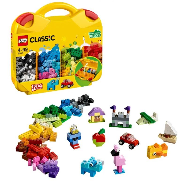 Lego Creative Bricks Suitcase - Build, play, and tidy up with ease!