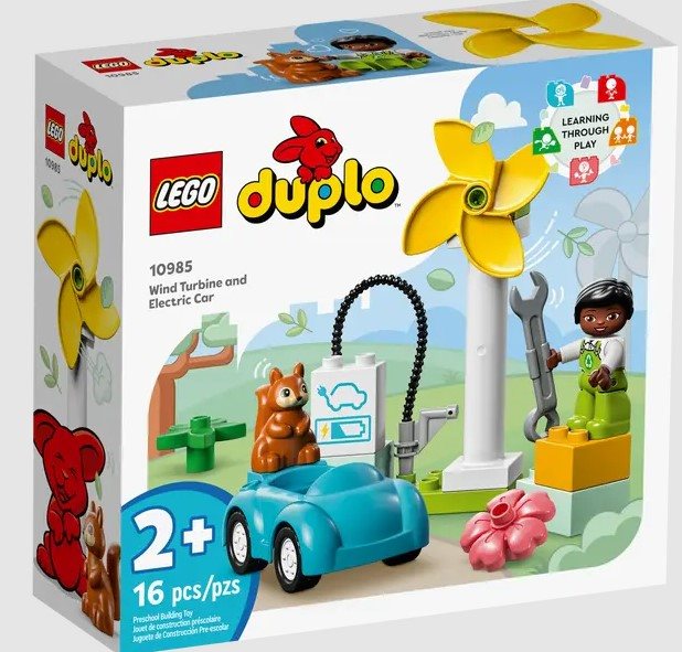 Duplo Windmill And Electric Car