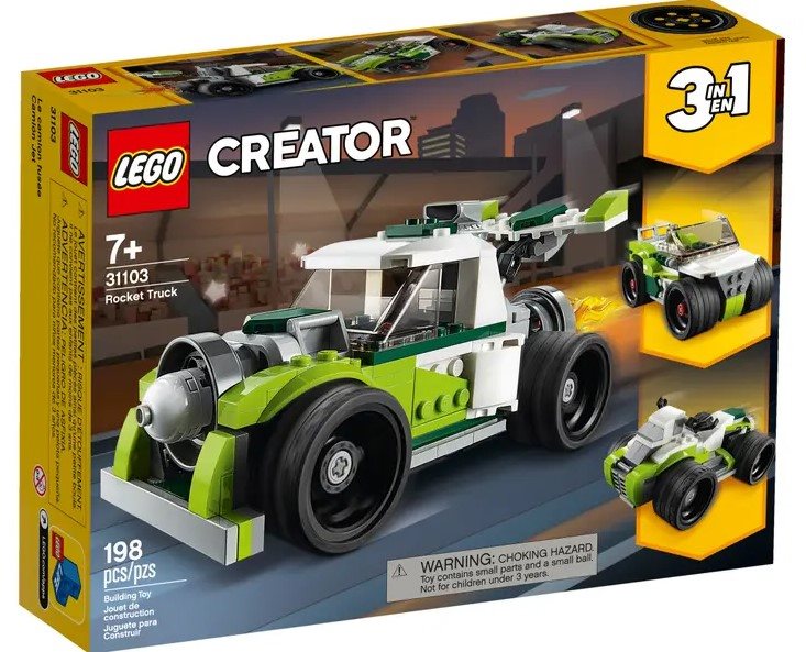 Lego rocket car online