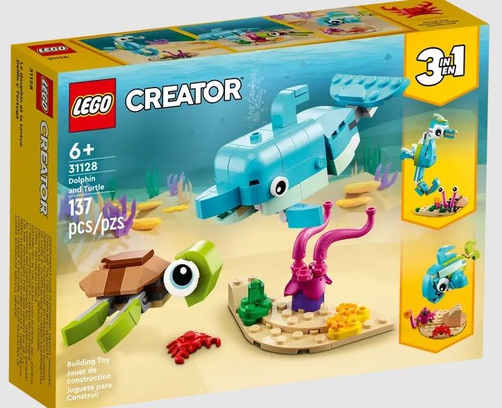 Create endless underwater adventures with Lego&apos;s 3-in-1 marine set.