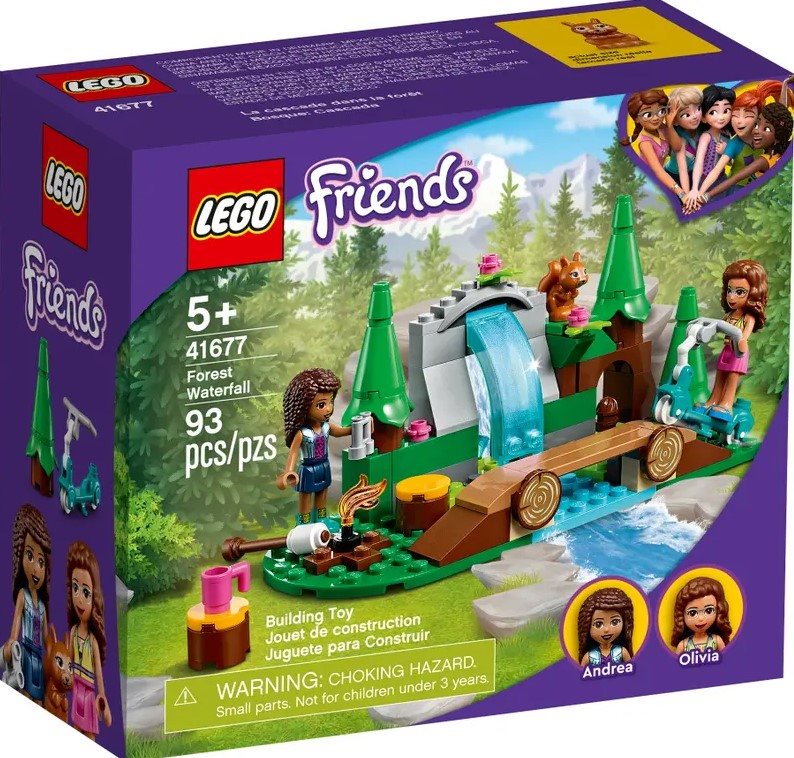 Lego Friends Waterfall In The Forest - 41677