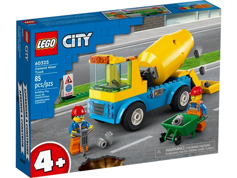 Lego City Cement Mixer Truck