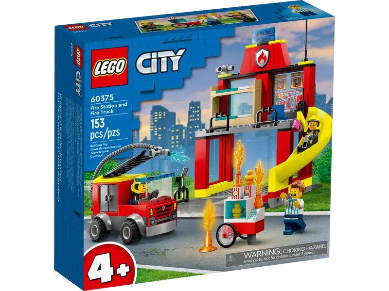 Lego City The Fire Station And The Fire Truck