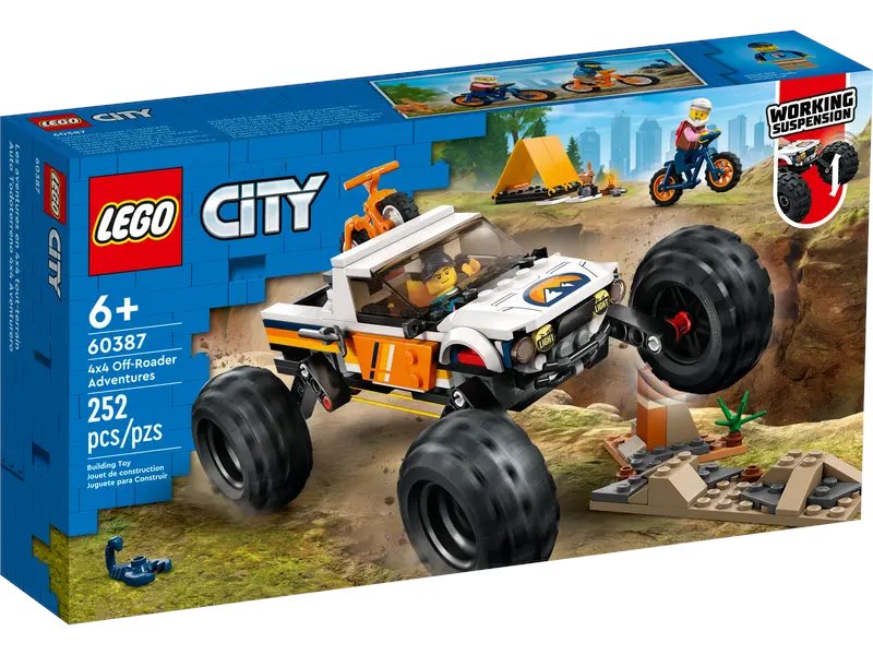 Lego City 4x4 All-Terrain Vehicle Adventures - Camping Playset