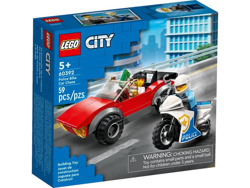 Lego City - Car Chase On Police Motorcycle