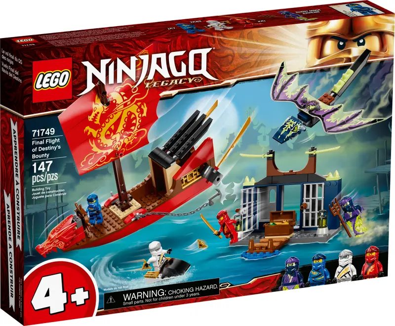 Lego Ninjago Final Flight Of Destiny&apos;s Bounty - Build and play with this action-packed Lego set!