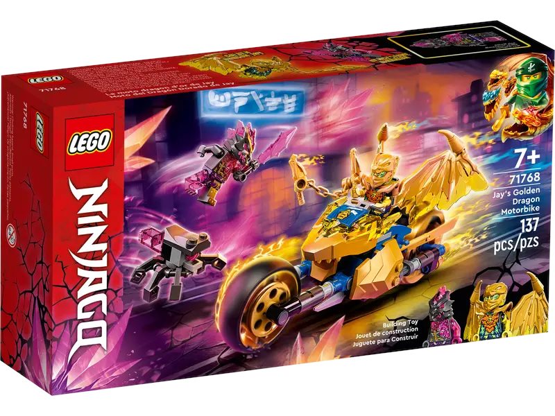 Lego Ninjago Jay&apos;s Golden Dragon Motorbike