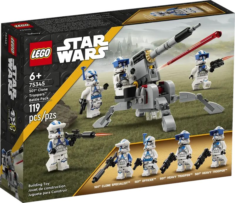 Lego Star Wars 501st Clone Troopers Battle Pack - Build your Clone army!