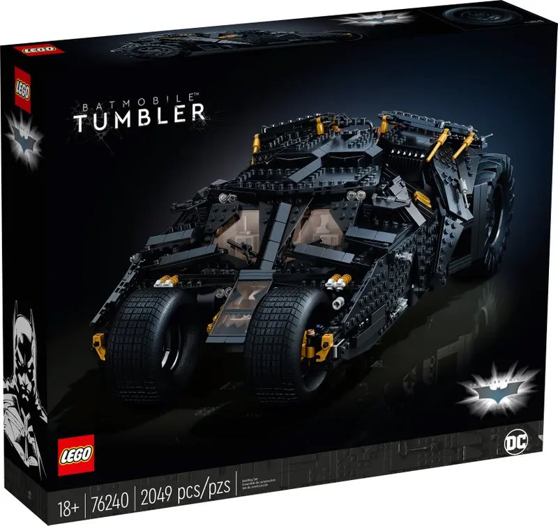 Lego DC Batman Batmobile Tumbler - 2049 Stones, Ages 18+
