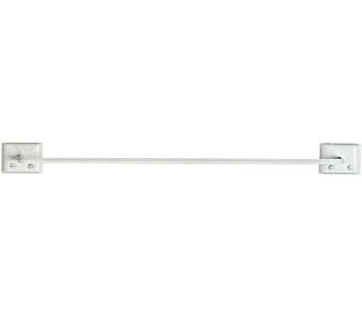 Diamond Bar Towel Rack - White 18 Inch