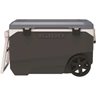 Igloo MaxCold Latitude 90 Qt. 2-Wheeled Cooler - Ash Gray & Aegean Sea