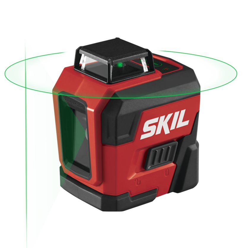 Skil Self-Leveling 360 Degree Green Cross Line Laser With Tripod