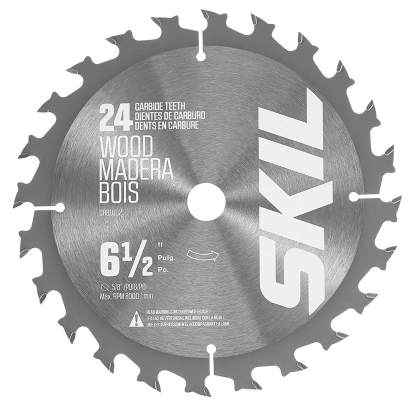 Skil 6-1/2 Inch 24 Tooth Carbide Tipped Circular Saw Blade