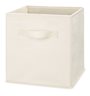 Whitmor Fabric Collapsible Storage Cube - Latte