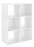 Whitmor 6 Cube Organizer - White