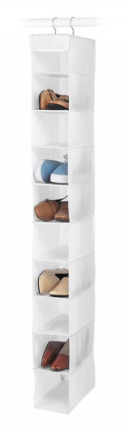 Whitmor White Crystal Collection Hanging Shoe Shelves - White