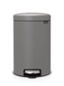 Pedal Bin newIcon, 12L - Mineral Concrete Grey