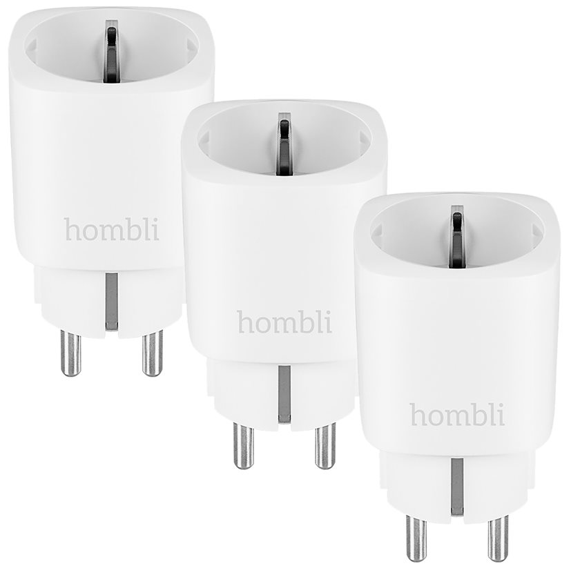Hombli Smart plug (EU) Promo Pack 2+1 - White