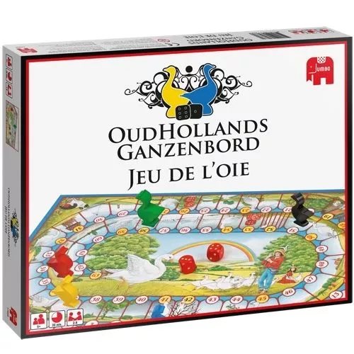 Jumbo Oudhollands Ganzenbord - Classic Family Game.