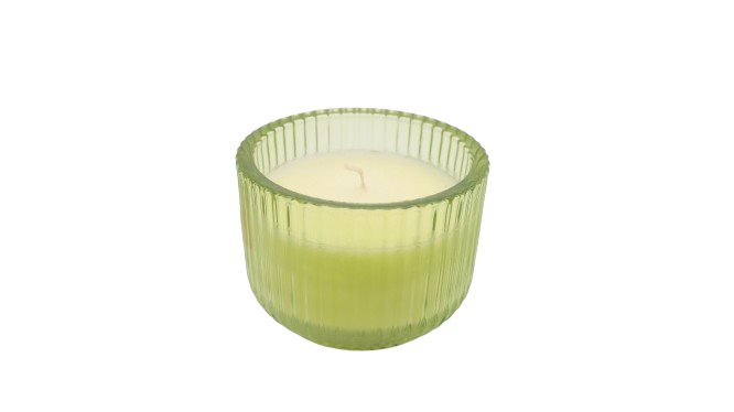 Glass Candle Holder - Green