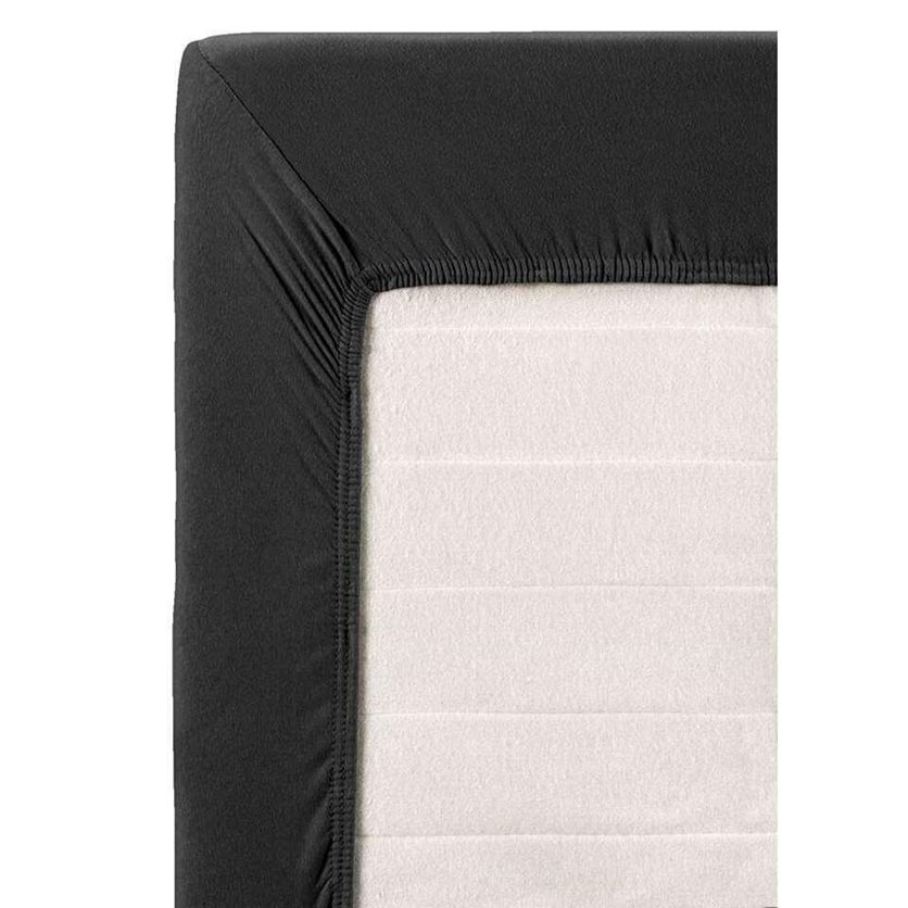 Fitted Sheet Jersey - Anthracite - 140 x 200 CM