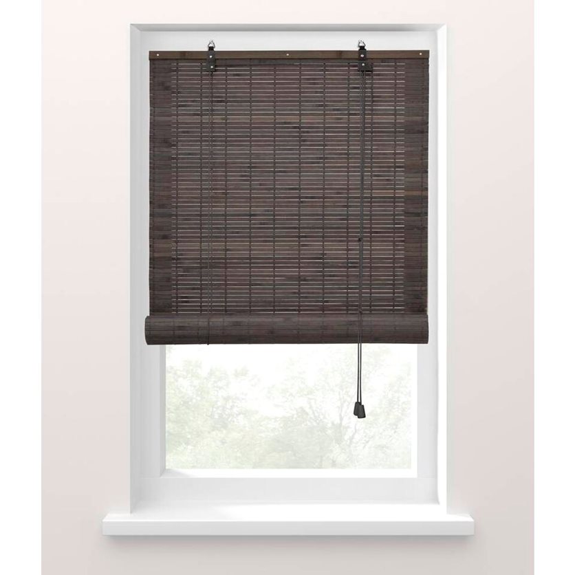 Fenstr Roller Blind Bamboo - Anthracite - 150 x 180 CM