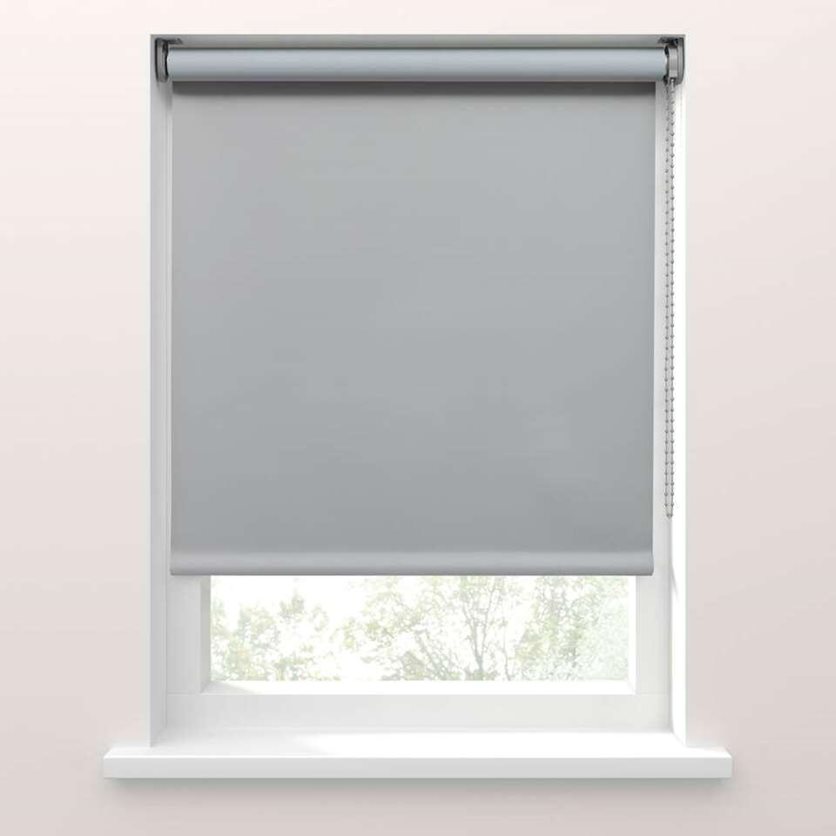 Fenstr Blackout Roller Blind - Light Gray - 100 x 190 CM