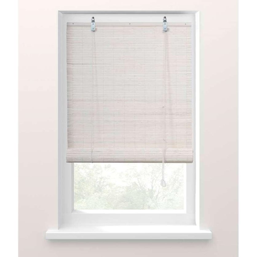 Fenstr Roller Blind Bamboo White - 120 x 180 CM