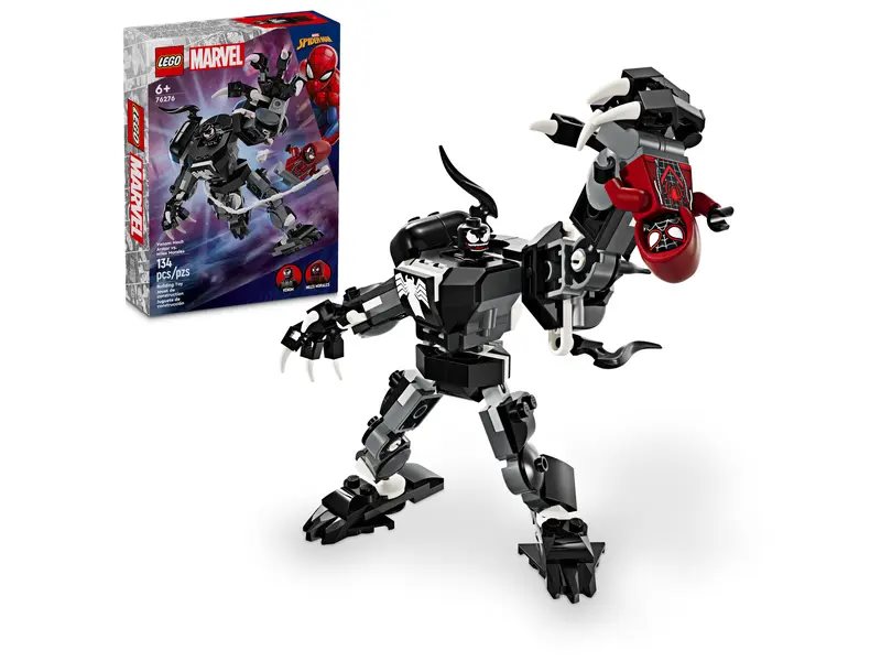 Lego Marvel - Venom Mech Armor Vs Miles Morales