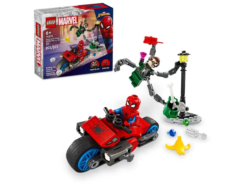 Lego Marvel - Motorcycle Chase - Spider-Man Vs Doc Ock