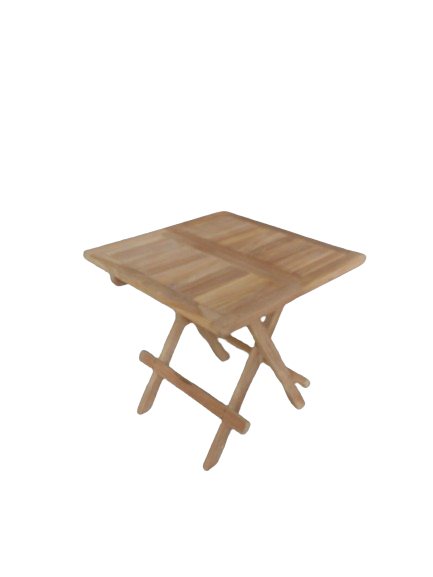 Teak Picnic Square Fold Table - 50 x 50 CM