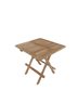 Teak Picnic Square Fold Table - 50 x 50 CM