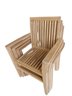 Teak Lyvia Stacking Chair