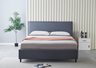 Bed Nunes - 140 x 200 - Dark Gray