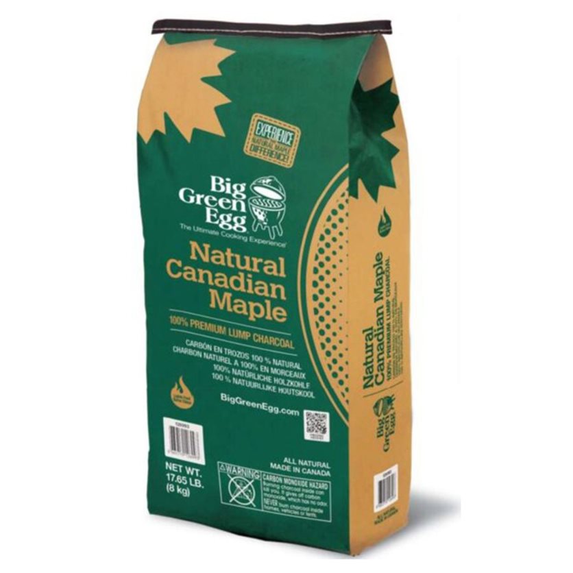 Big Green Egg 100% Natural Canadian Maple Lump Charcoal