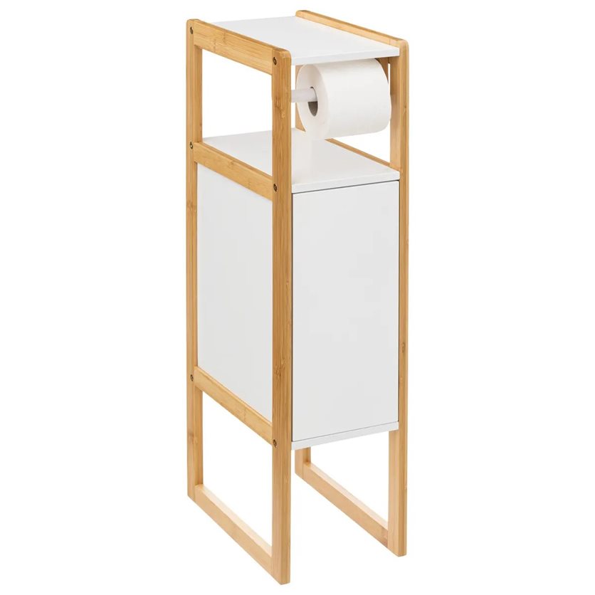 Cabinet Dispenser With Reserve - White